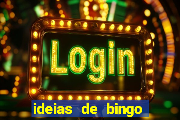 ideias de bingo para o natal